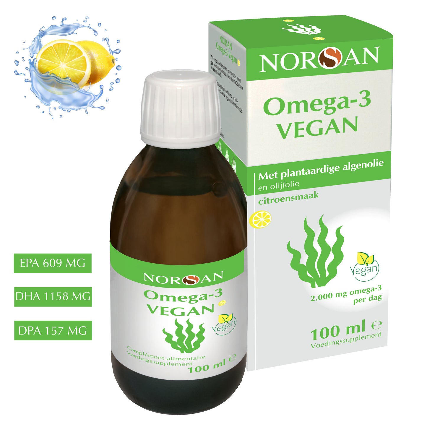 NORSAN | OMEGA-3 VEGAN OLIE | 100 ML