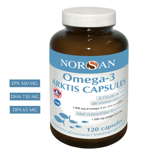 NORSAN | OMEGA-3 ARKTIS CAPSULES | 120 CAPSULES