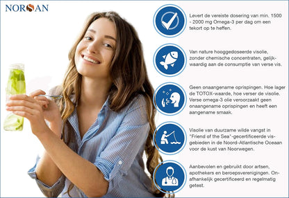 NORSAN | OMEGA-3 TOTAL VISOLIE NATURAL | 200 ML