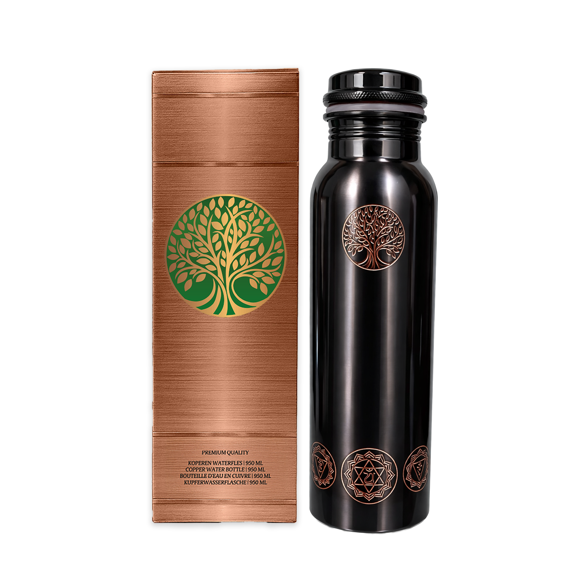 Koperen Waterfles Mystical - 950 ml