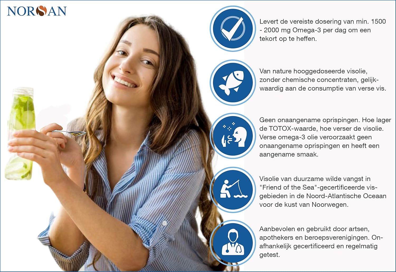 NORSAN | OMEGA-3 TOTAL VISOLIE CITROEN | 200 ML