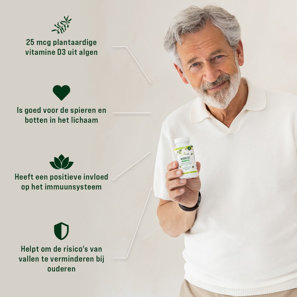 Vegan vitamine D3 25 mcg