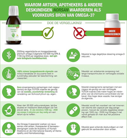 NORSAN | OMEGA-3 VEGAN OLIE | 100 ML