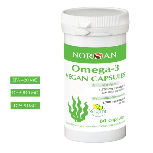 NORSAN | OMEGA-3 VEGAN CAPSULES | 80 CAPSULES