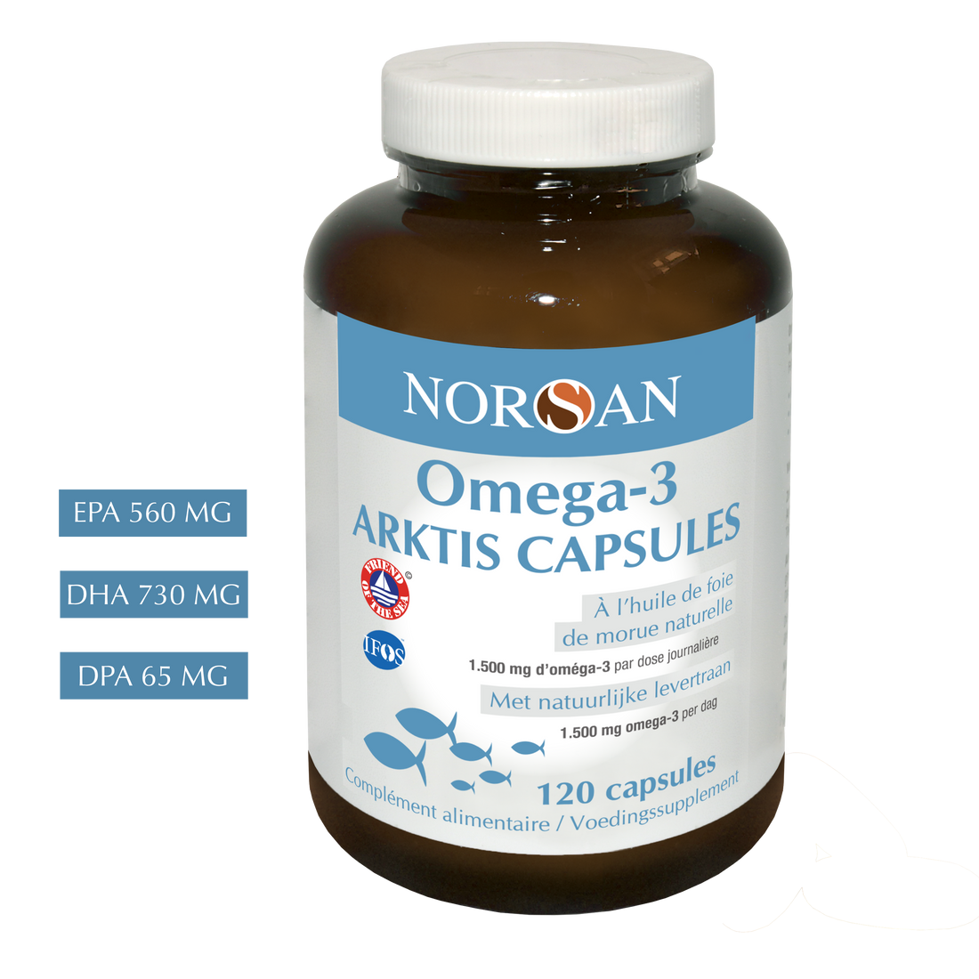 NORSAN | OMEGA-3 ARKTIS CAPSULES | 120 CAPSULES