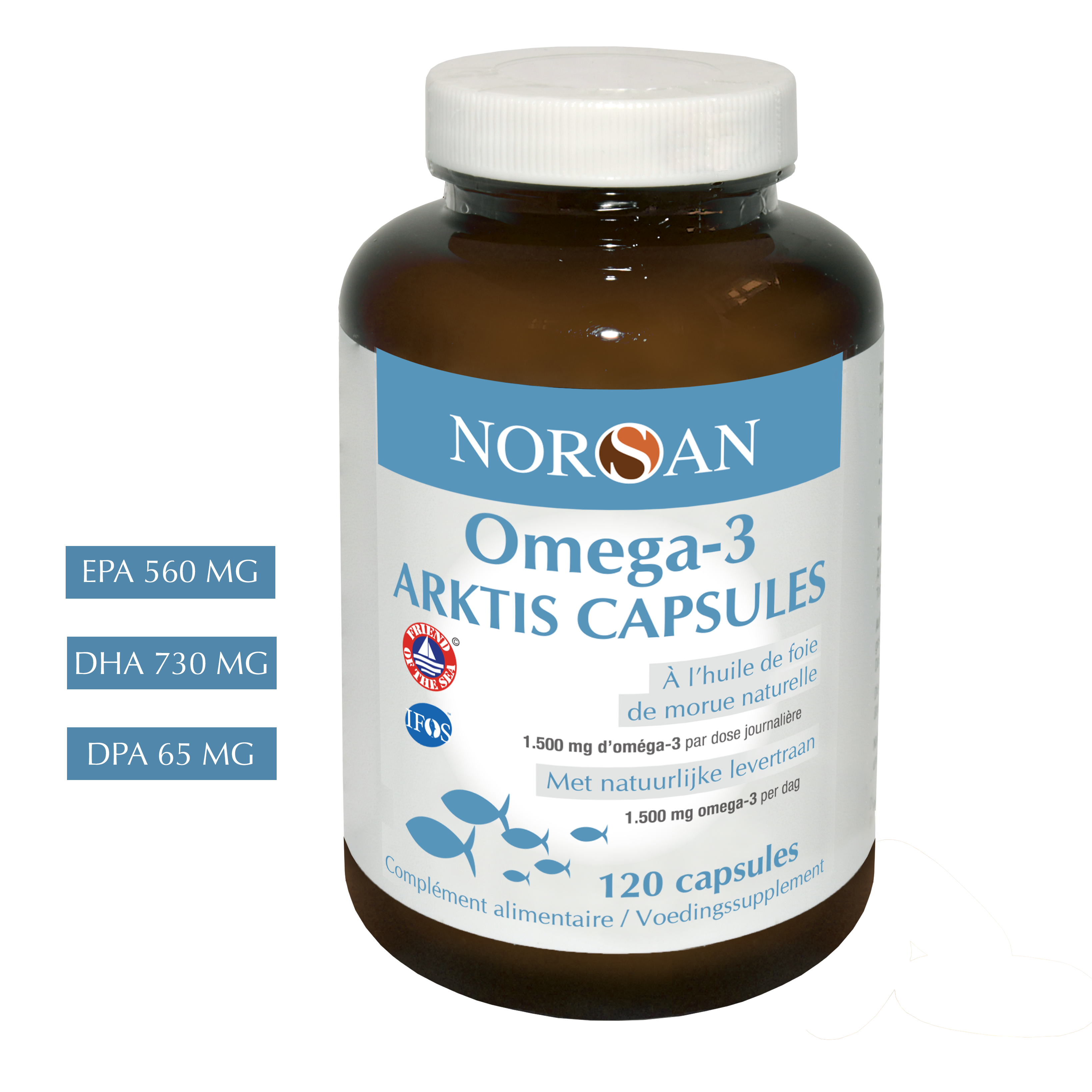 NORSAN | OMEGA-3 ARKTIS CAPSULES | 120 CAPSULES