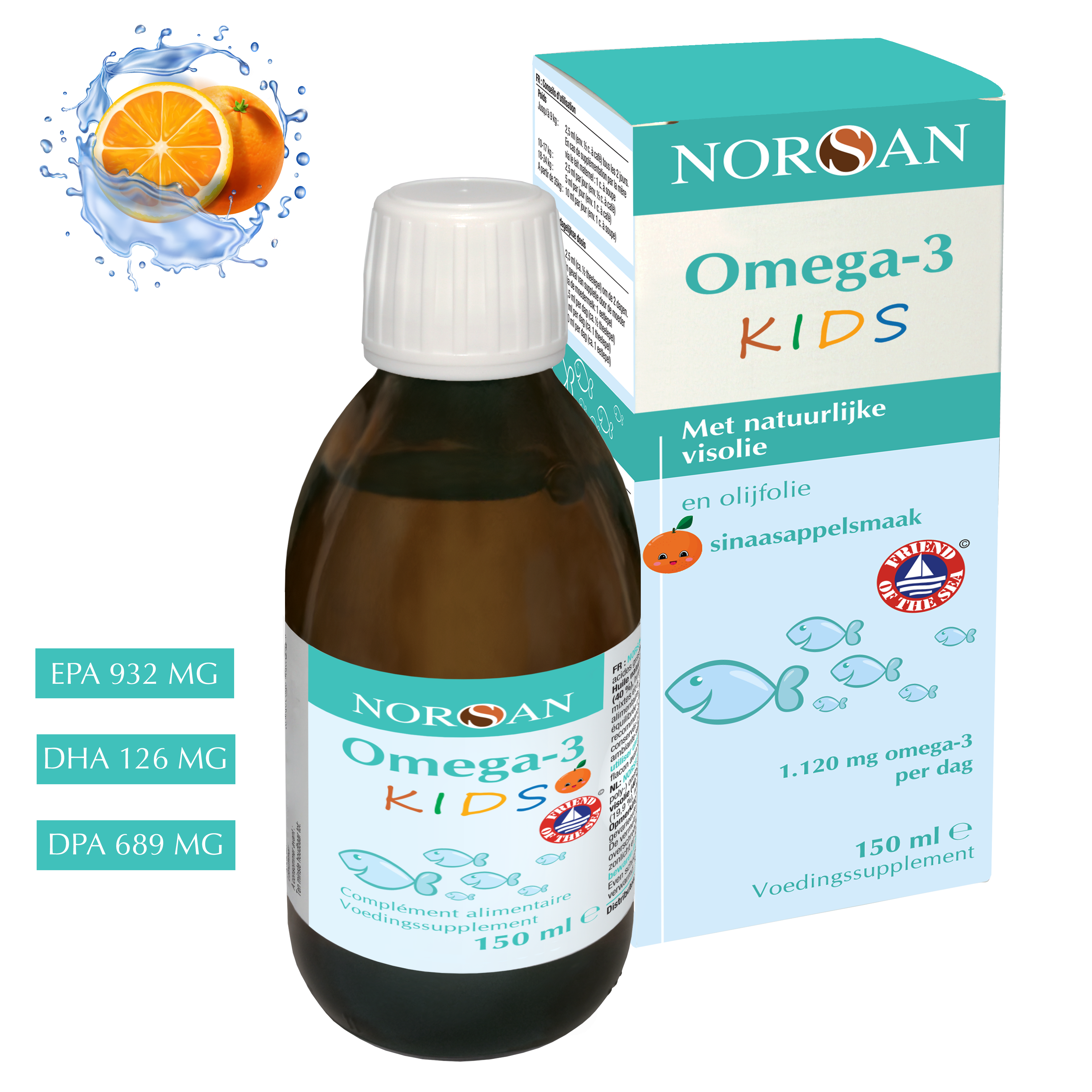 NORSAN | OMEGA-3 KIDS VISOLIE | 150 ML