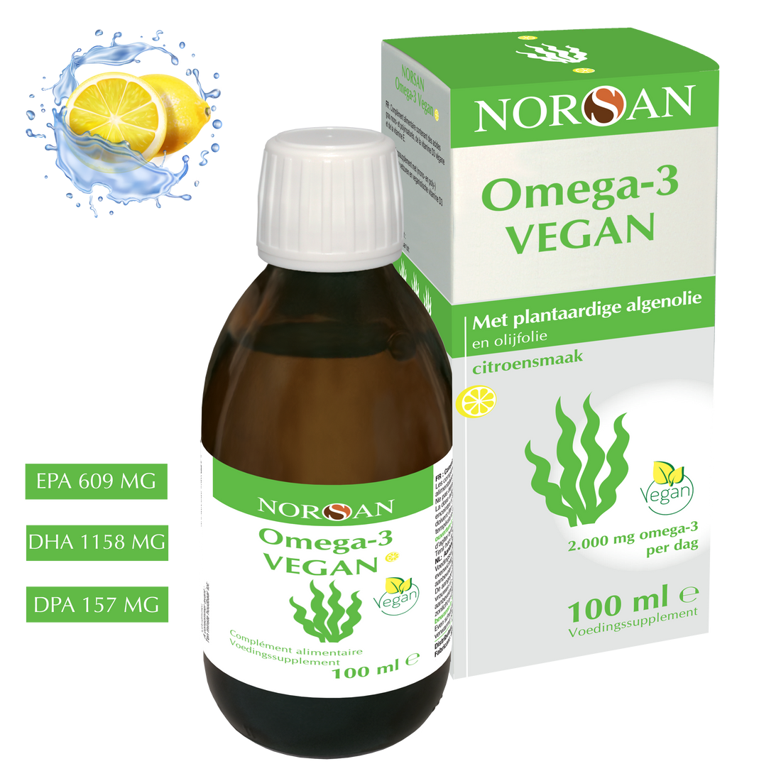NORSAN | OMEGA-3 VEGAN OLIE | 100 ML
