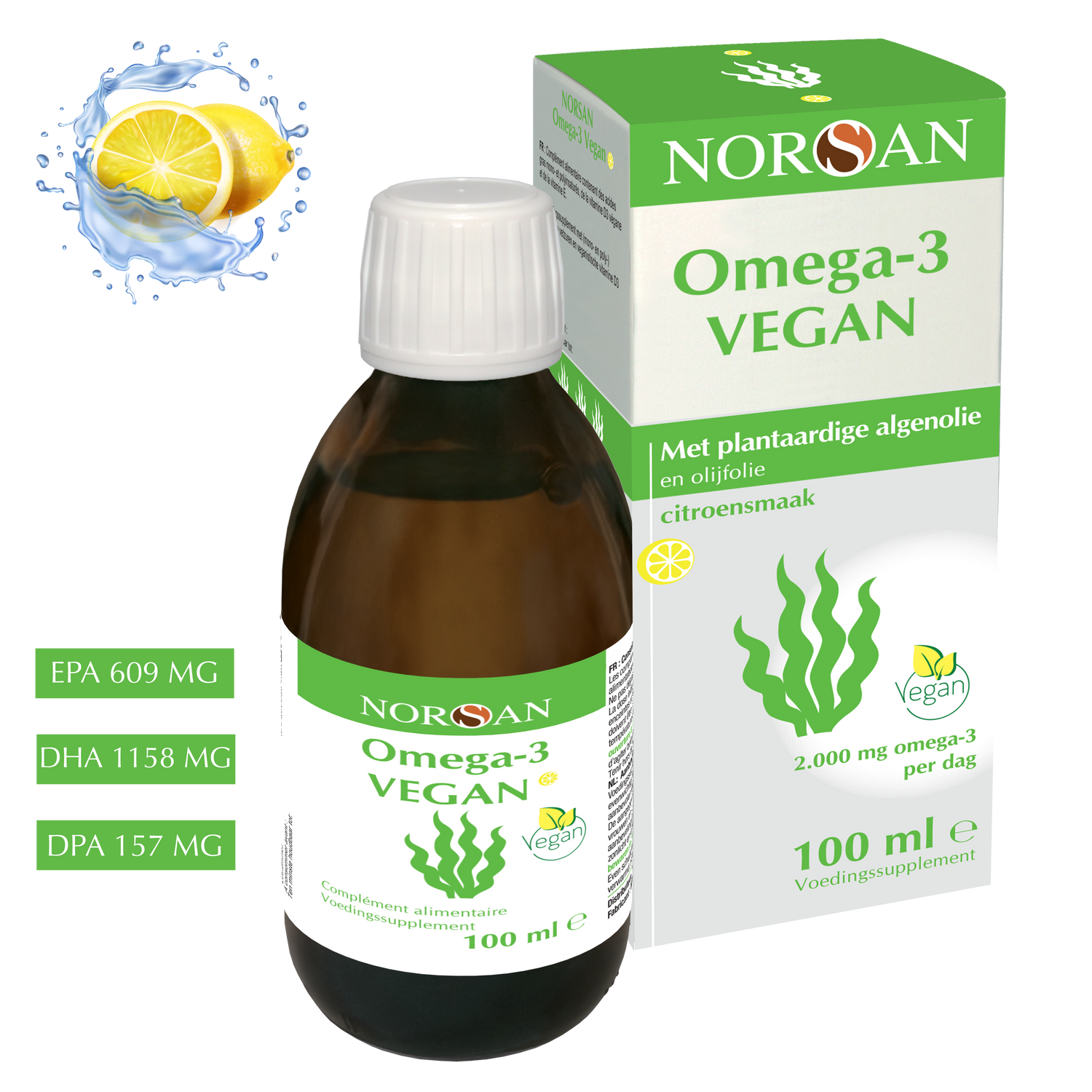 NORSAN | OMEGA-3 VEGAN OLIE | 100 ML